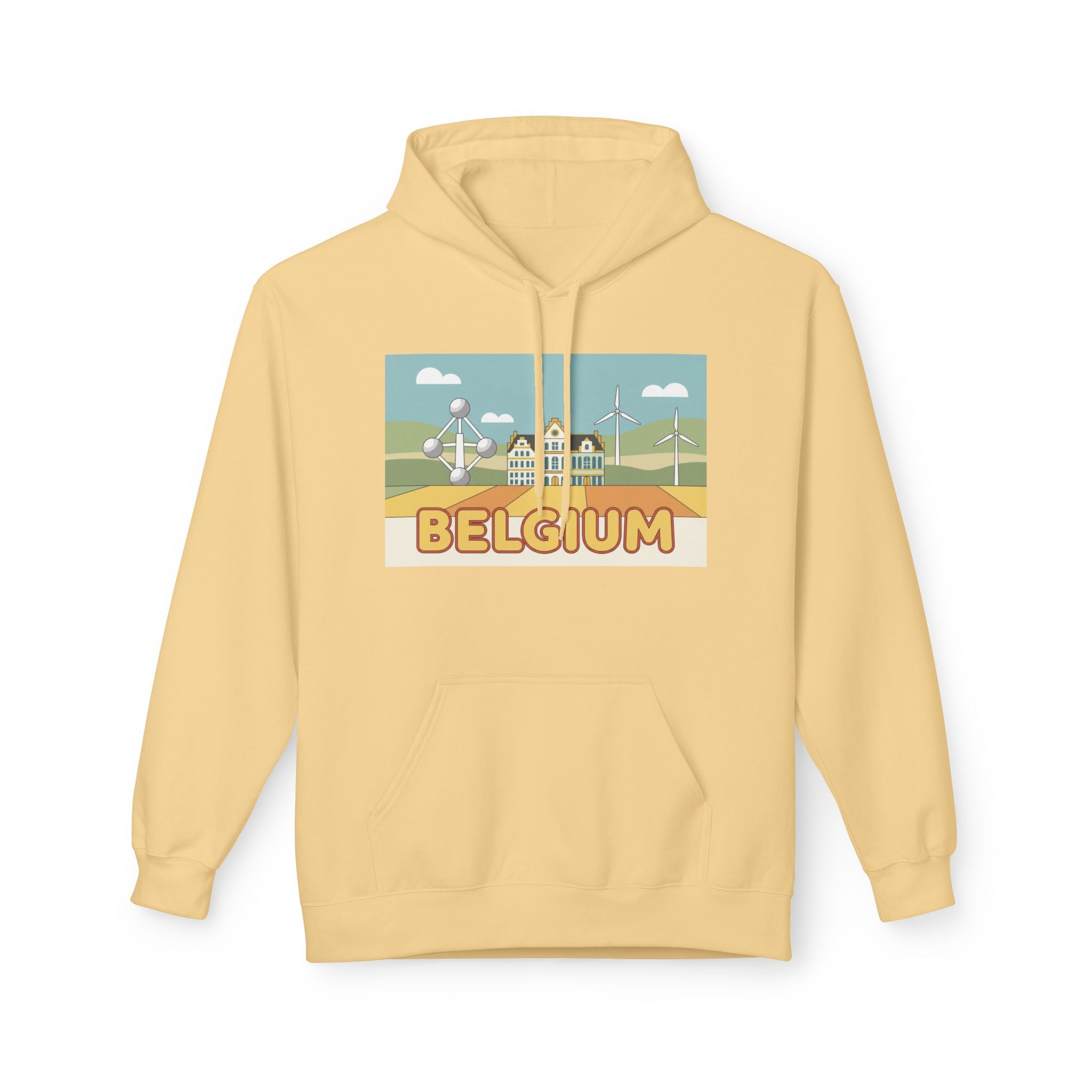 Belgium Travel Hoodie — Belgium Themed Pullover Hoodie