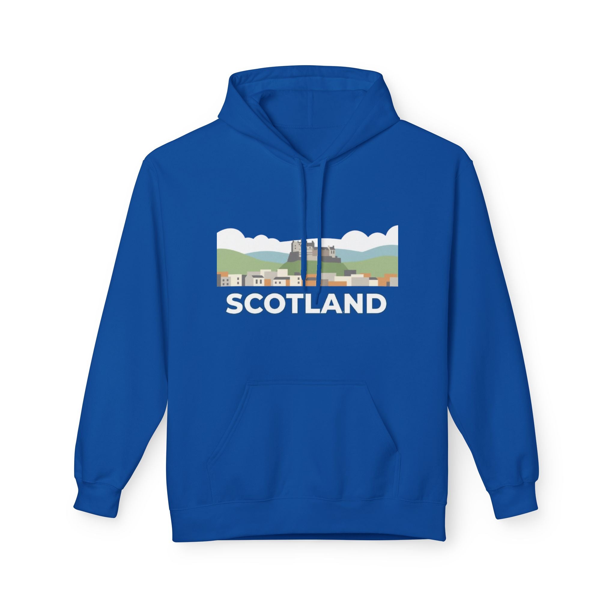 Scotland Skyline Hoodie — Scotland Theme Pullover Hoodie