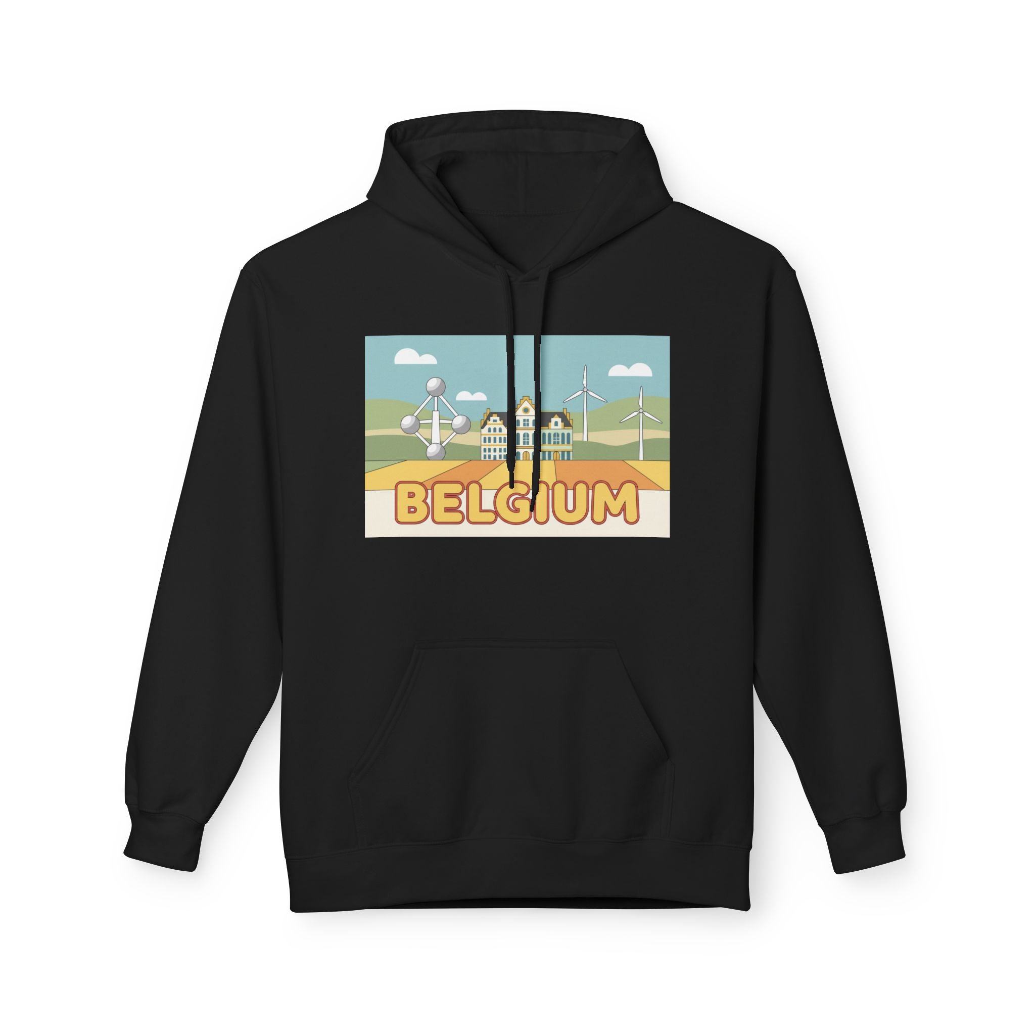 Belgium Travel Hoodie — Belgium Themed Pullover Hoodie