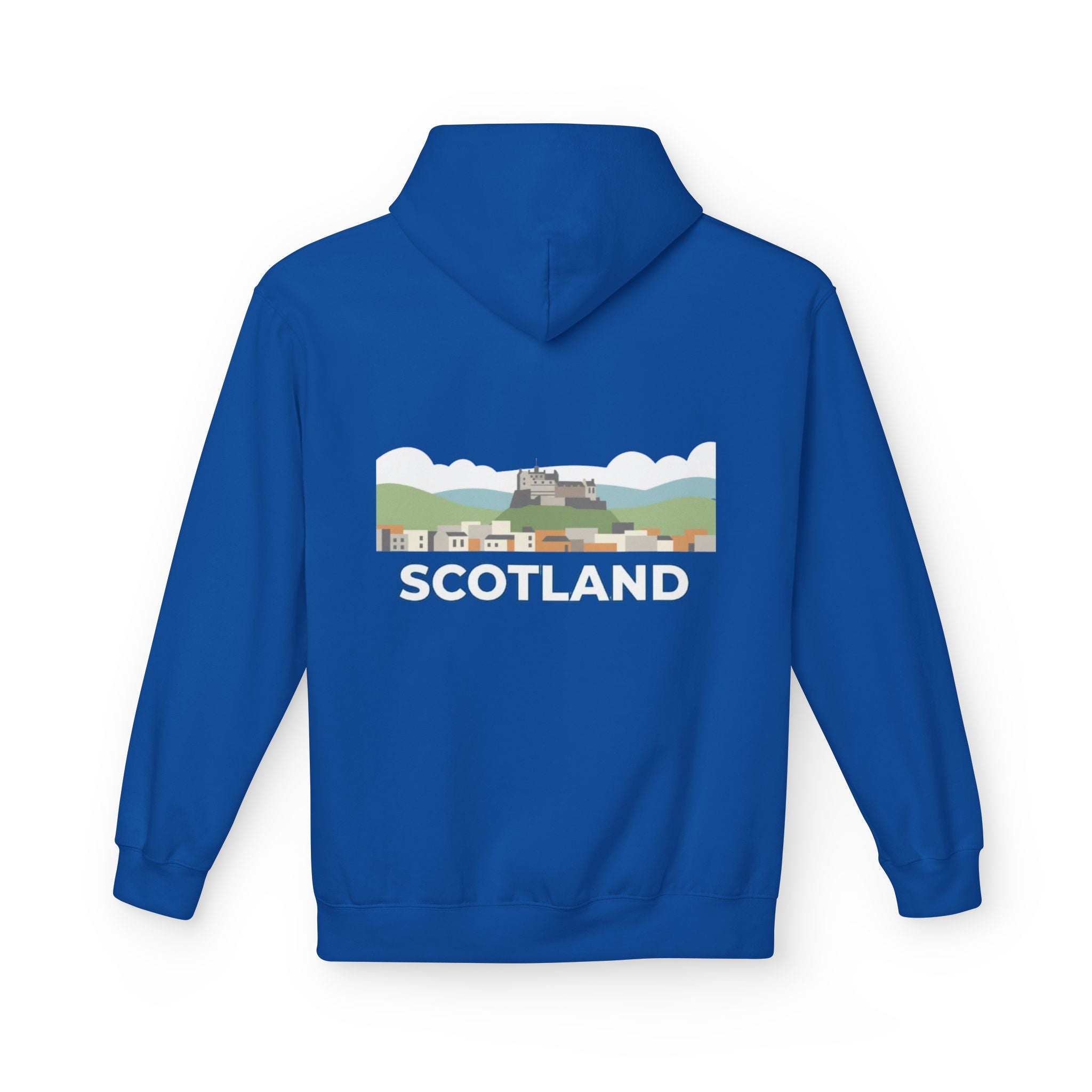 Scotland Skyline Hoodie — Scotland Theme Pullover Hoodie
