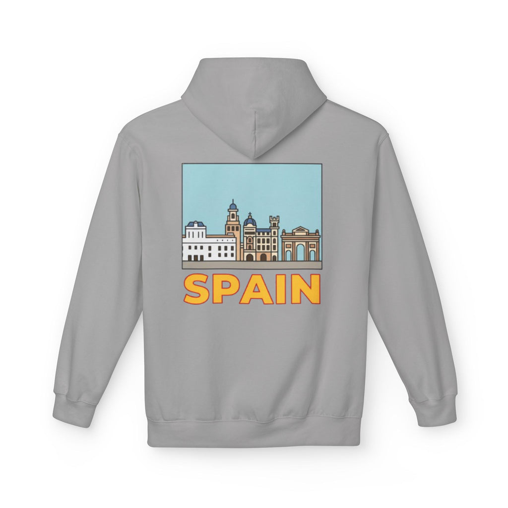 Spain Skyline Hoodie — Spain Themed Pullover Hoodie