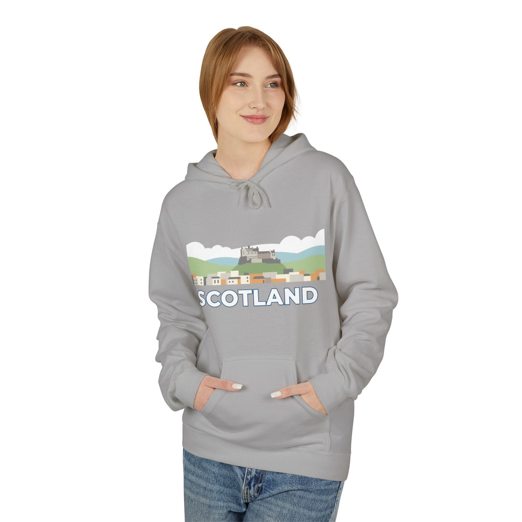 Scotland Skyline Hoodie — Scotland Theme Pullover Hoodie