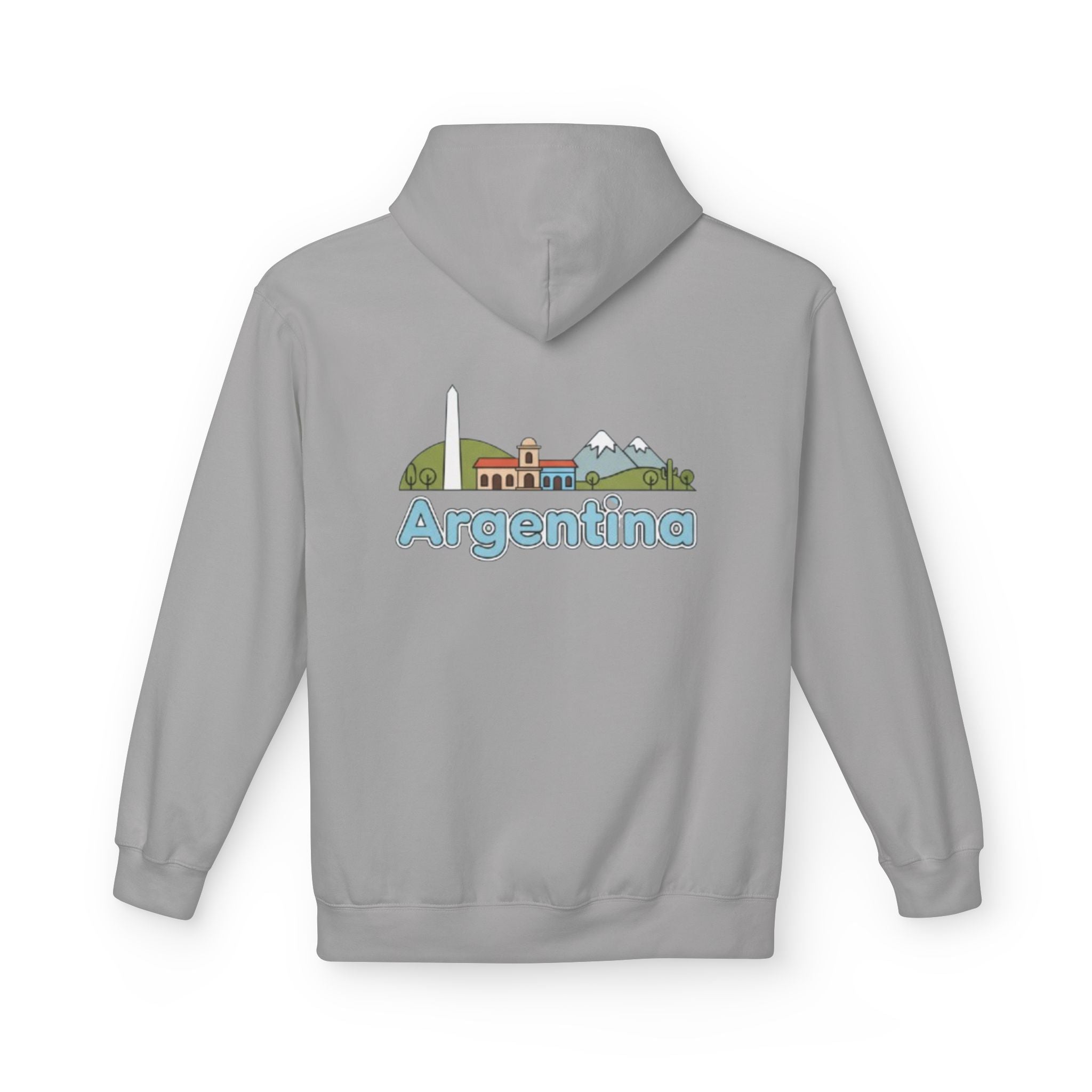 Argentina Skyline Hoodie — Argentina Themed Pullover Hoodie