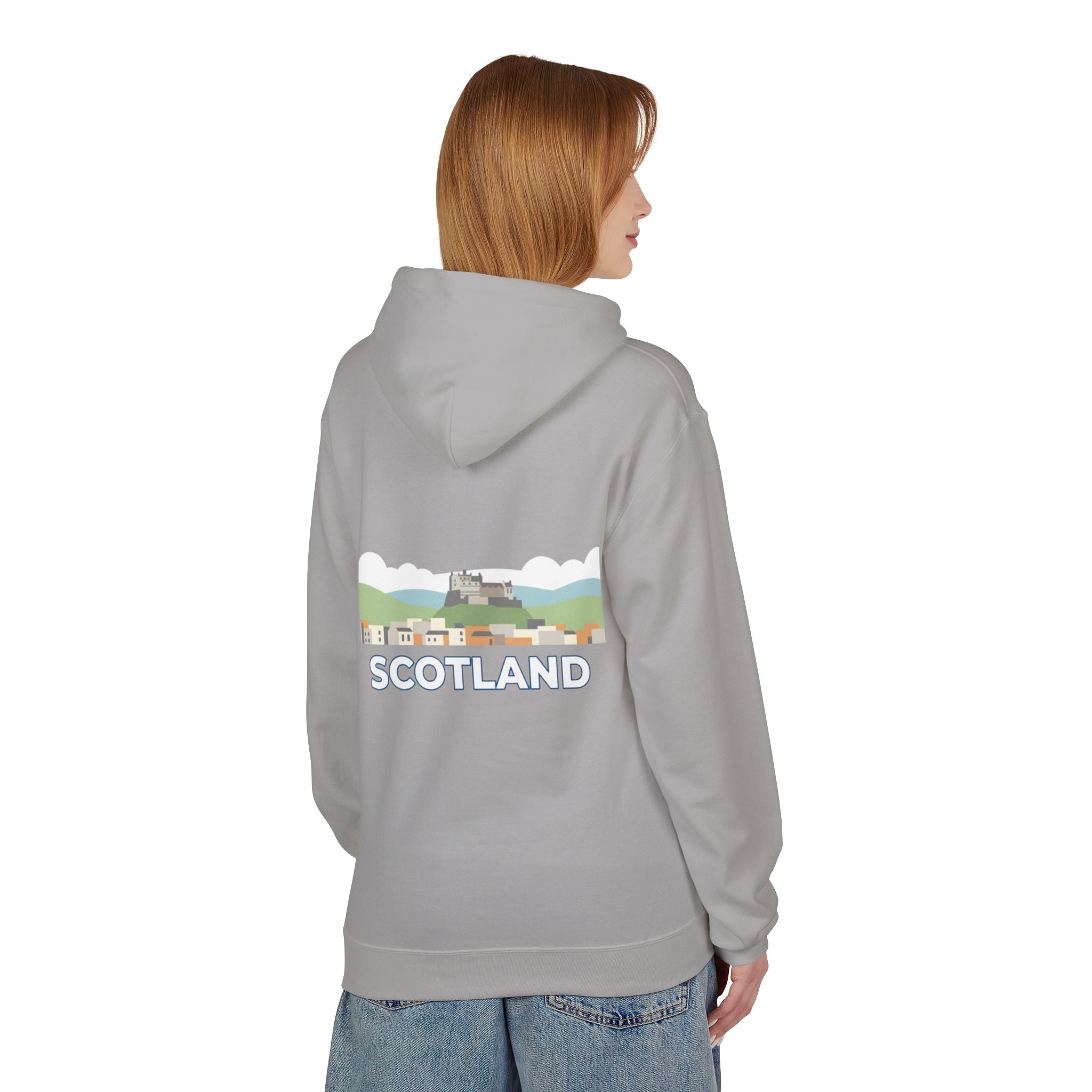 Scotland Skyline Hoodie — Scotland Theme Pullover Hoodie