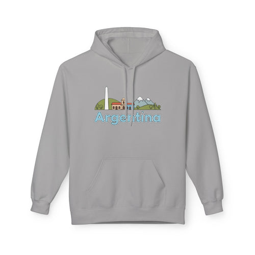 Argentina Skyline Hoodie — Argentina Themed Pullover Hoodie