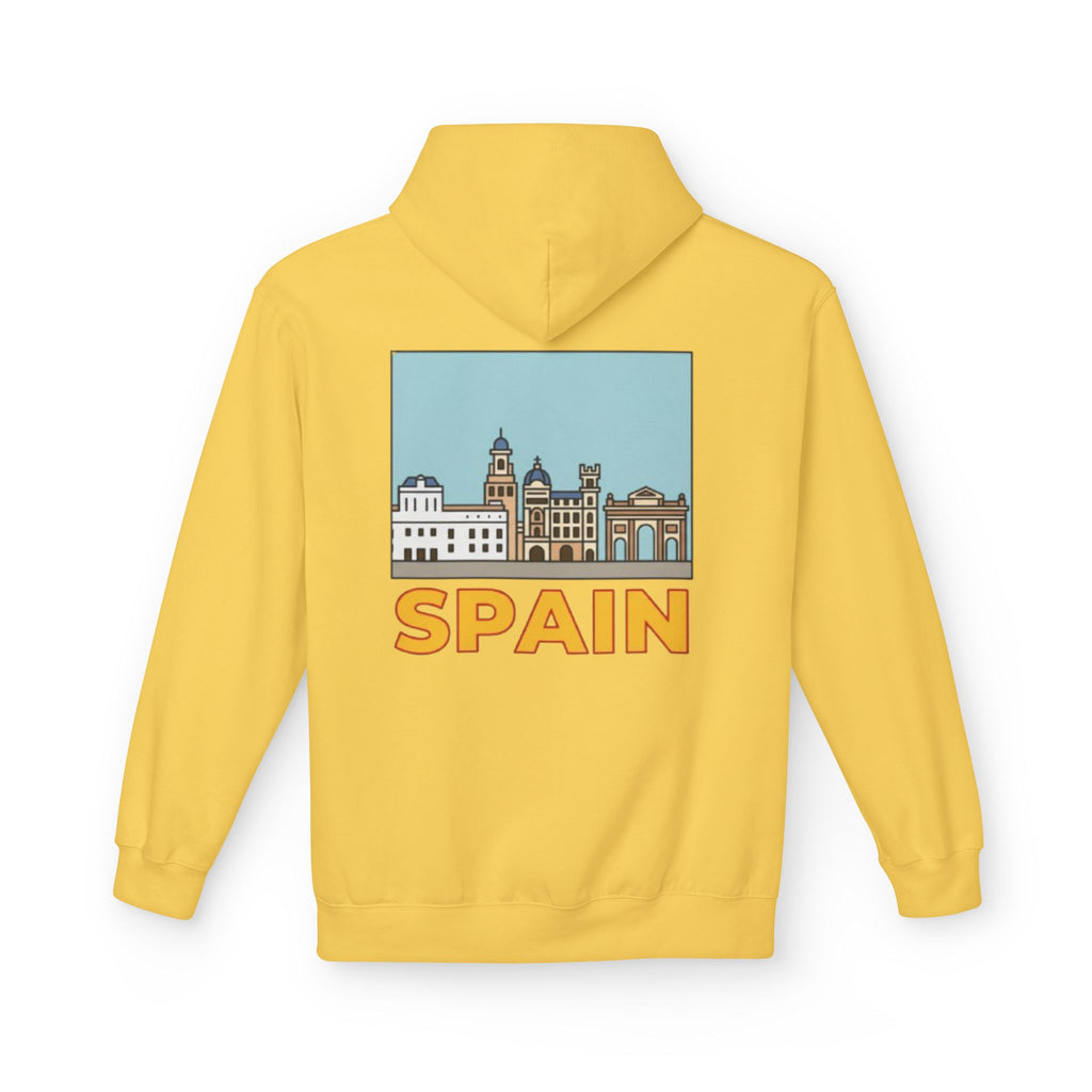 Spain Skyline Hoodie — Spain Themed Pullover Hoodie