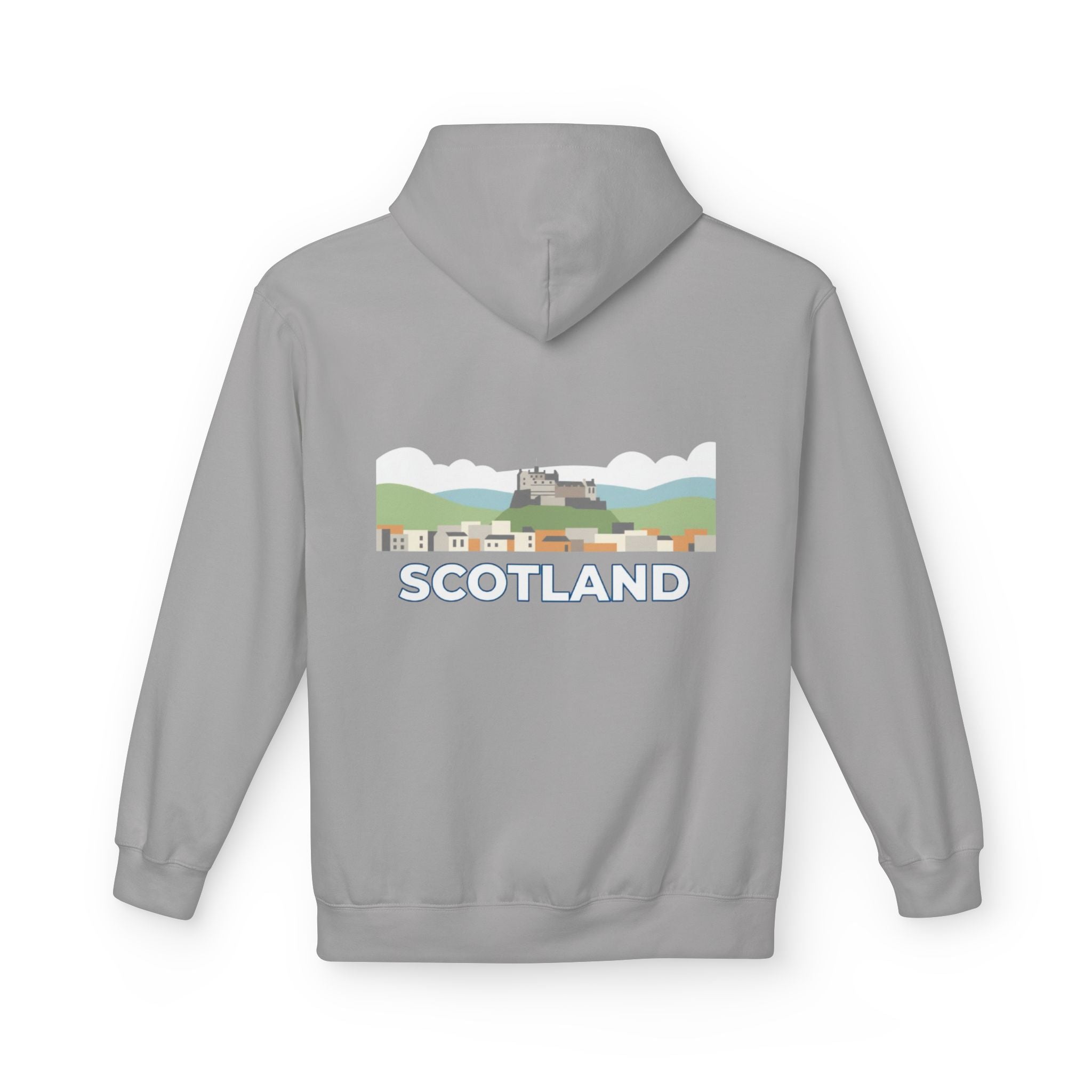Scotland Skyline Hoodie — Scotland Theme Pullover Hoodie