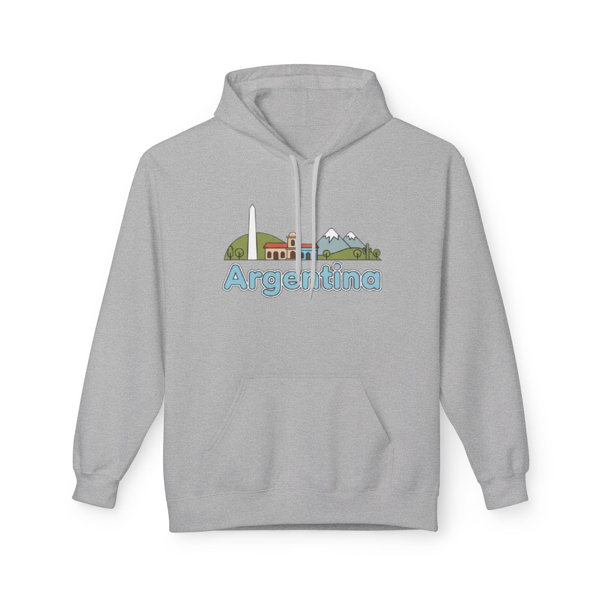 Argentina Skyline Hoodie — Argentina Themed Pullover Hoodie