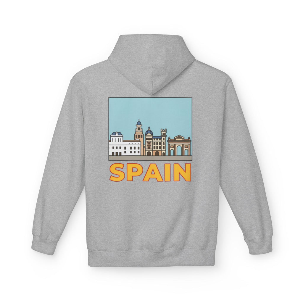 Spain Skyline Hoodie — Spain Themed Pullover Hoodie