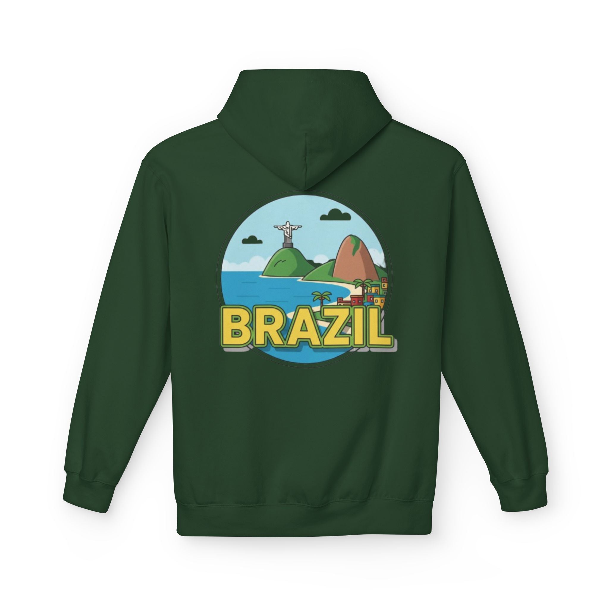 Brazil Travel Hoodie — Brazil Themed Pullover Hoodie
