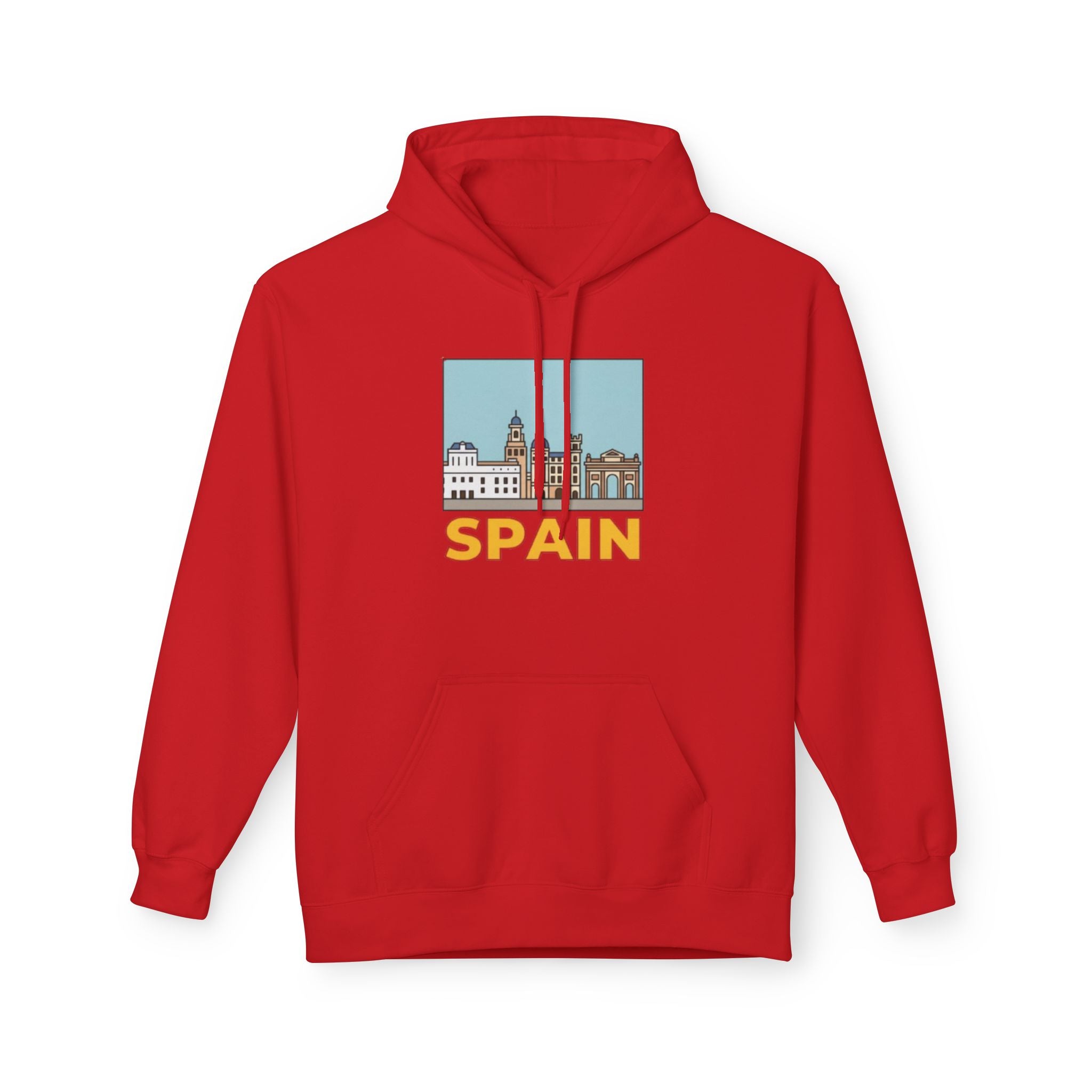 Spain Skyline Hoodie — Spain Themed Pullover Hoodie