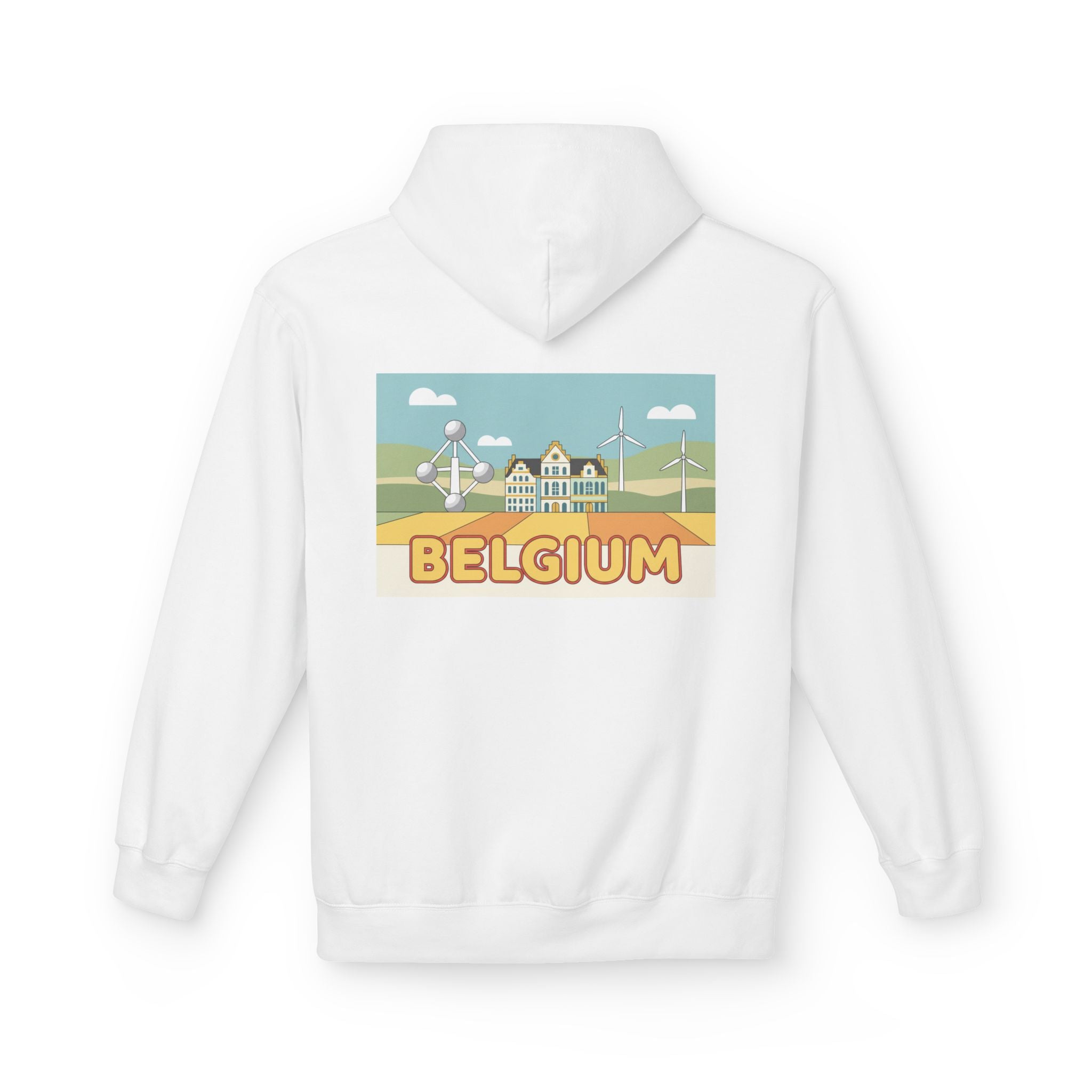 Belgium Travel Hoodie — Belgium Themed Pullover Hoodie