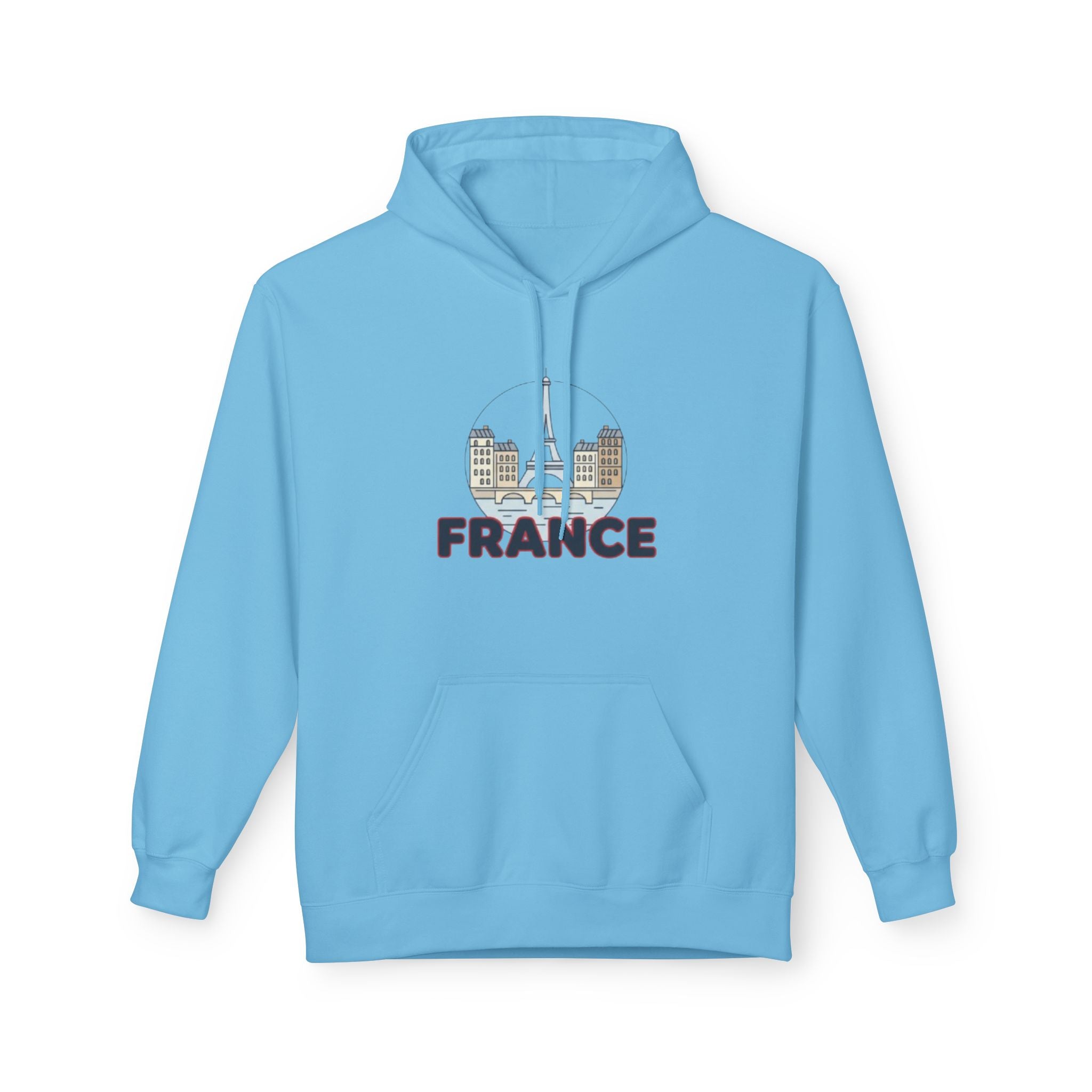 France Travel Hoodie — France Themed Pullover Hoodie