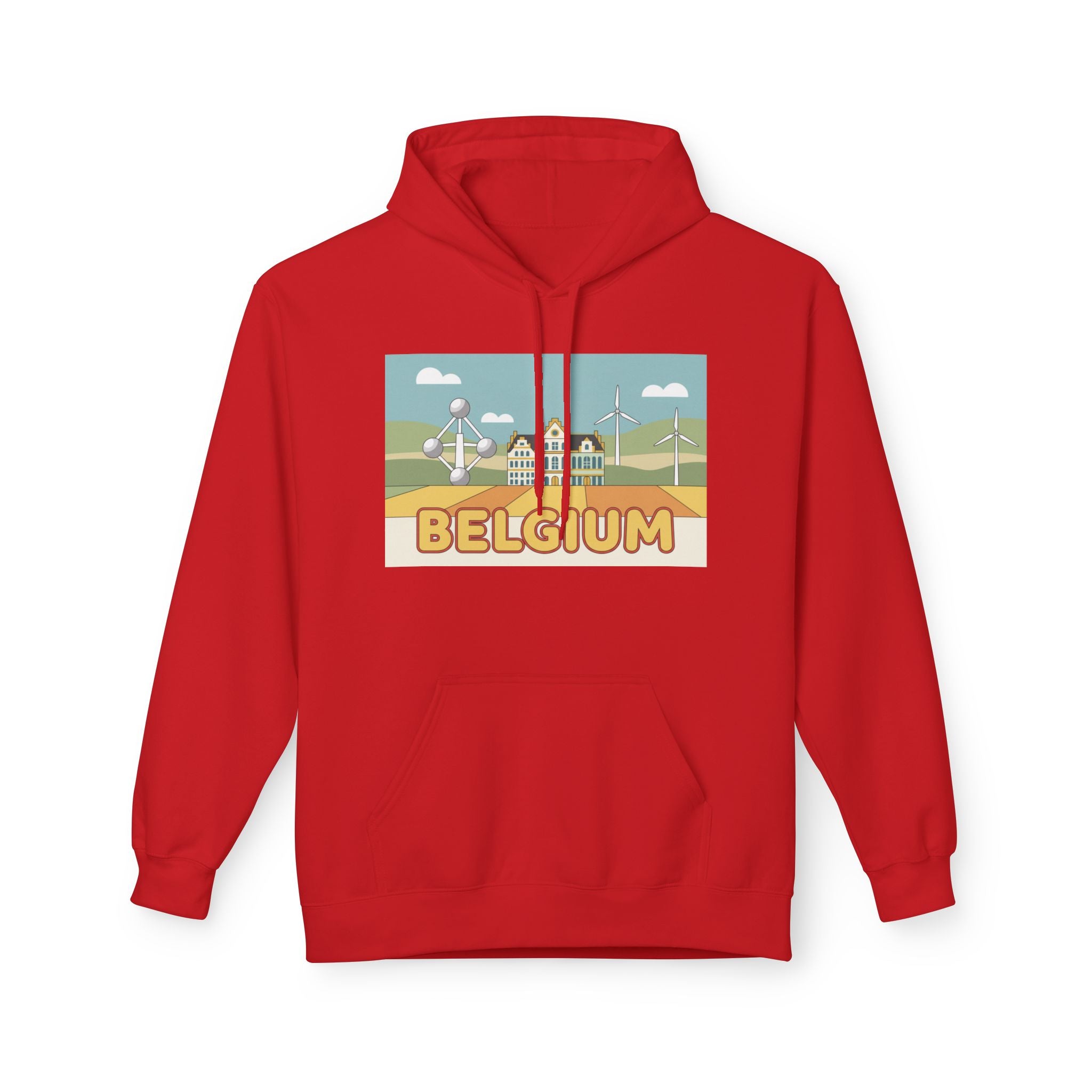 Belgium Travel Hoodie — Belgium Themed Pullover Hoodie