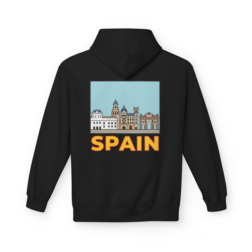 Spain Skyline Hoodie — Spain Themed Pullover Hoodie