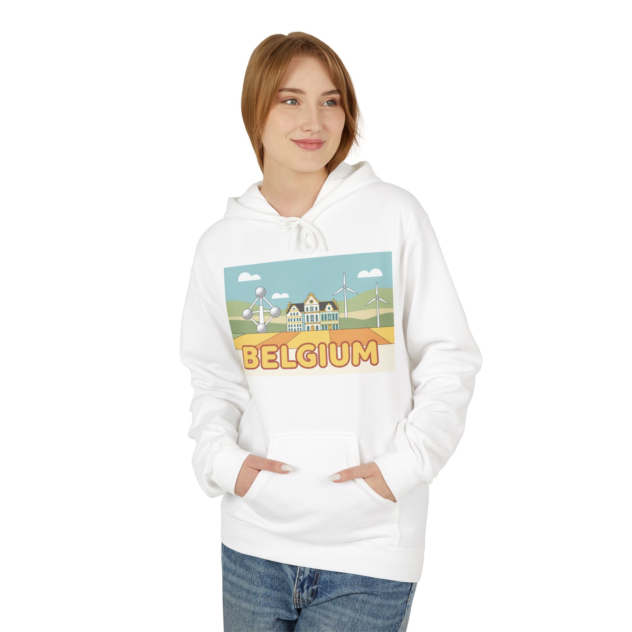 Belgium Travel Hoodie — Belgium Themed Pullover Hoodie