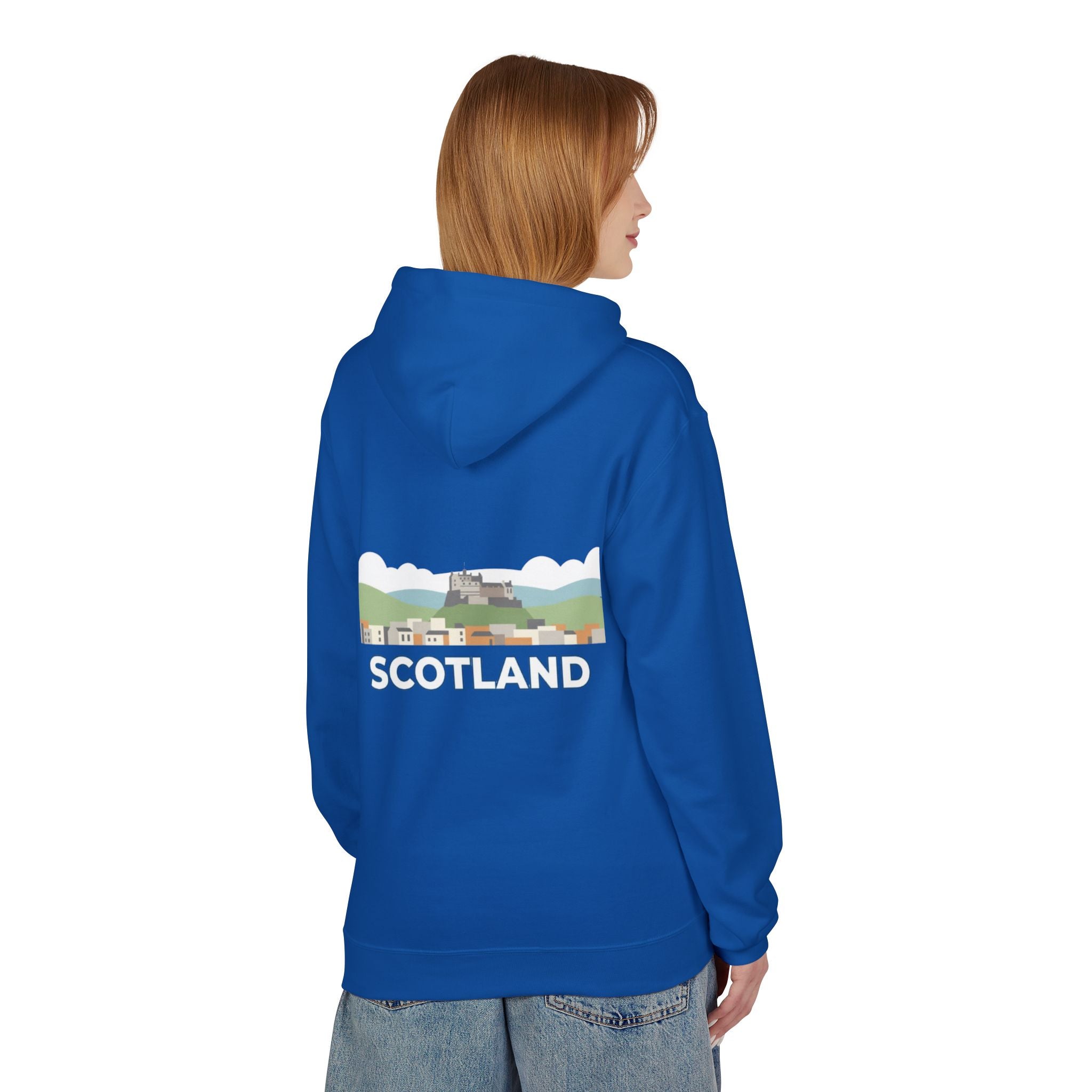 Scotland Skyline Hoodie — Scotland Theme Pullover Hoodie