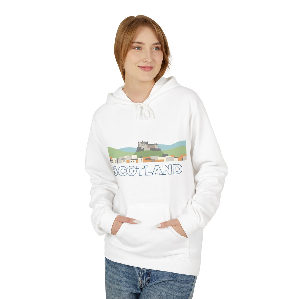 Scotland Skyline Hoodie — Scotland Theme Pullover Hoodie