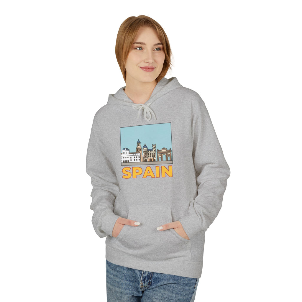 Spain Skyline Hoodie — Spain Themed Pullover Hoodie