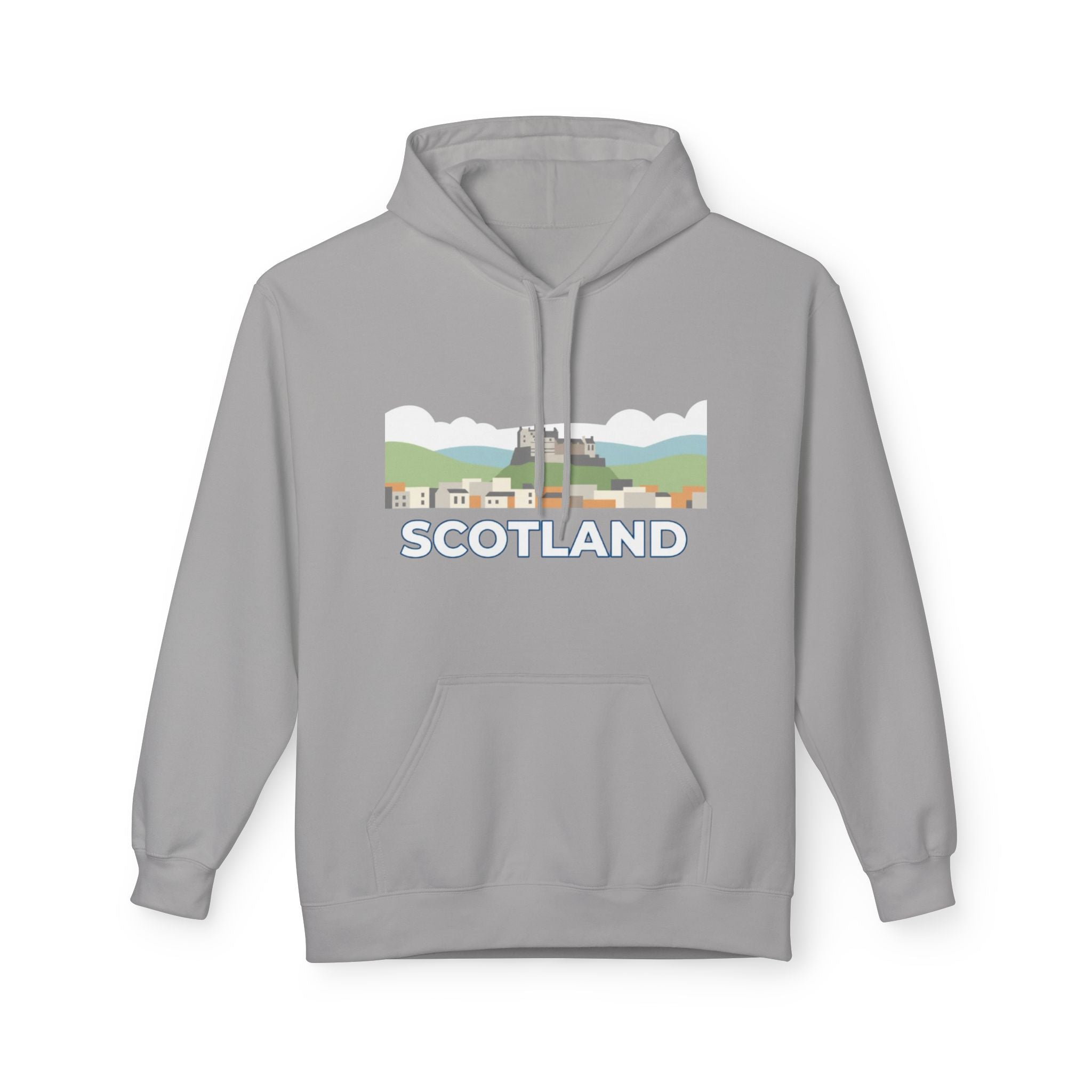 Scotland Skyline Hoodie — Scotland Theme Pullover Hoodie