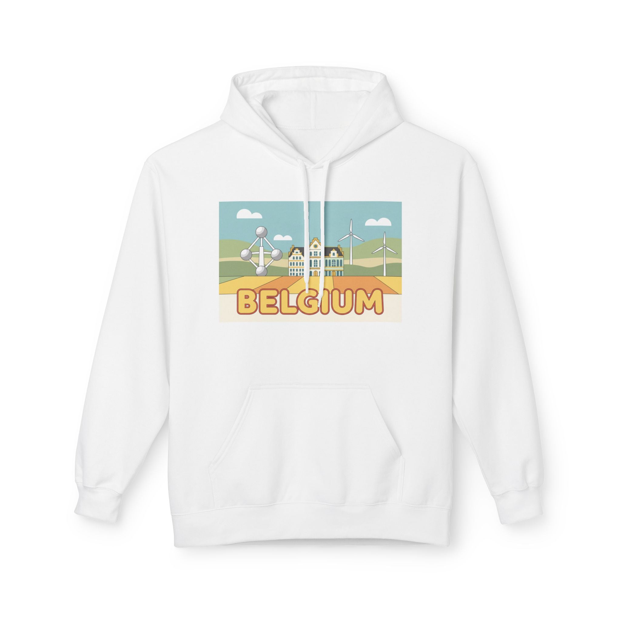 Belgium Travel Hoodie — Belgium Themed Pullover Hoodie