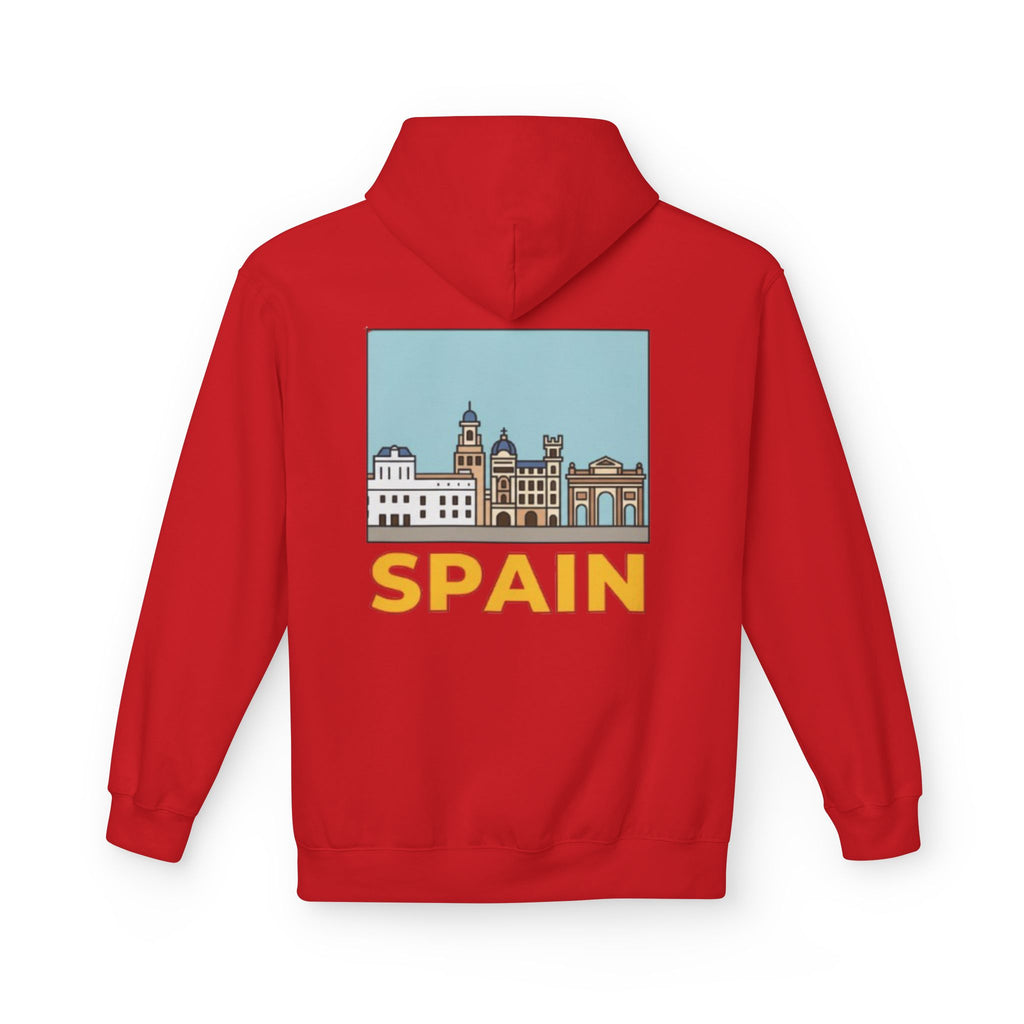 Spain Skyline Hoodie — Spain Themed Pullover Hoodie