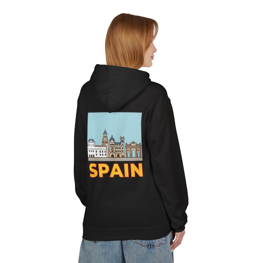 Spain Skyline Hoodie — Spain Themed Pullover Hoodie